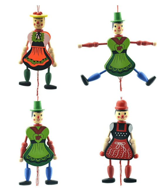 Hanging Decoration Marionette Pull String Puppet – Icontoyz